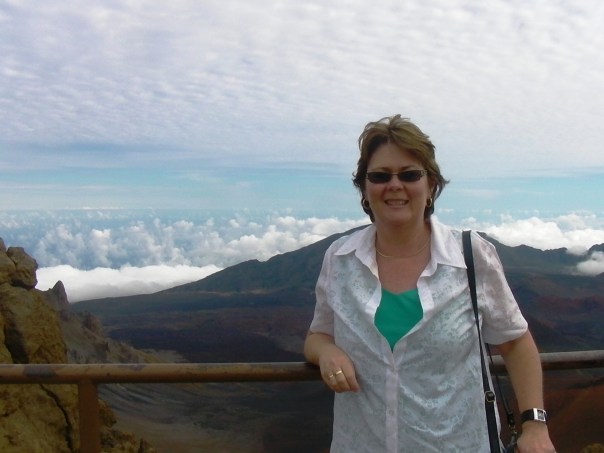 Julie enjoying the sights in Hawaii