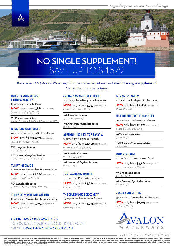 Avalon Solo Specials